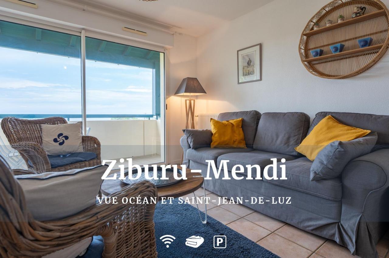Апартаменты Atlantic Selection - Ziburu Mendi - Vue Ocean Avec Balcon & Parking Сибур Экстерьер фото
